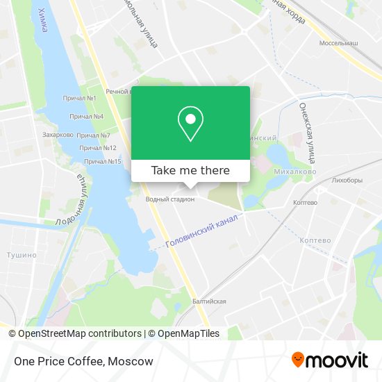 One Price Coffee map