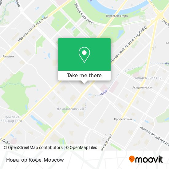 Новатор Кофе map