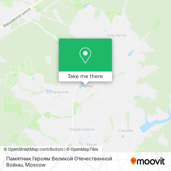 Памятник Героям Великой Отечественной Войны map