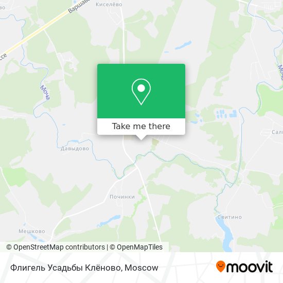 Флигель Усадьбы Клёново map