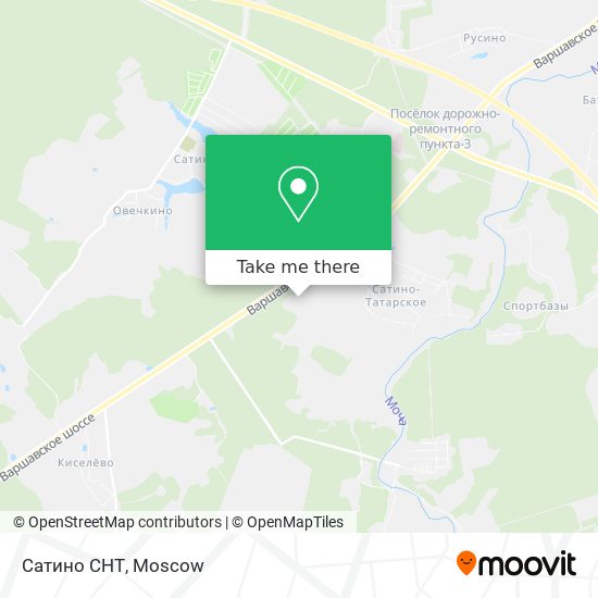 Сатино СНТ map