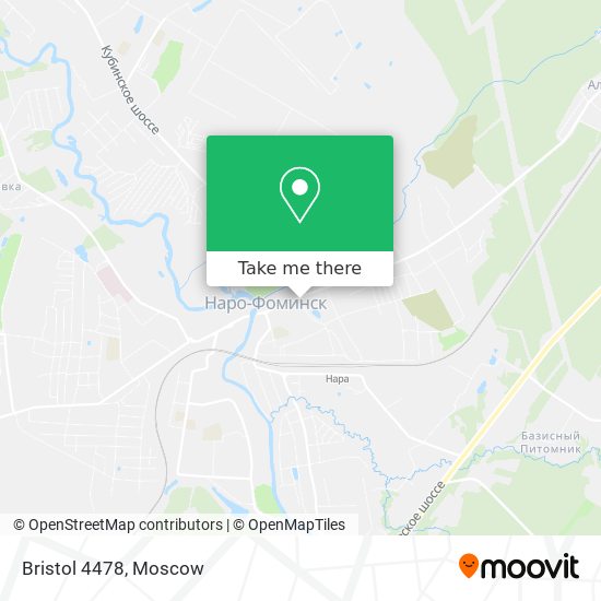 Bristol 4478 map