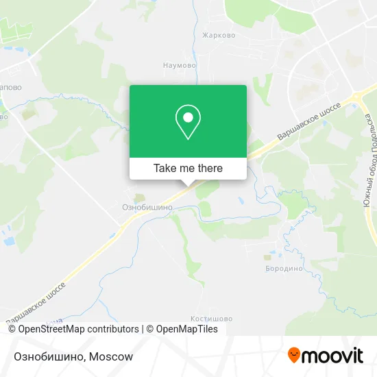 Ознобишино map