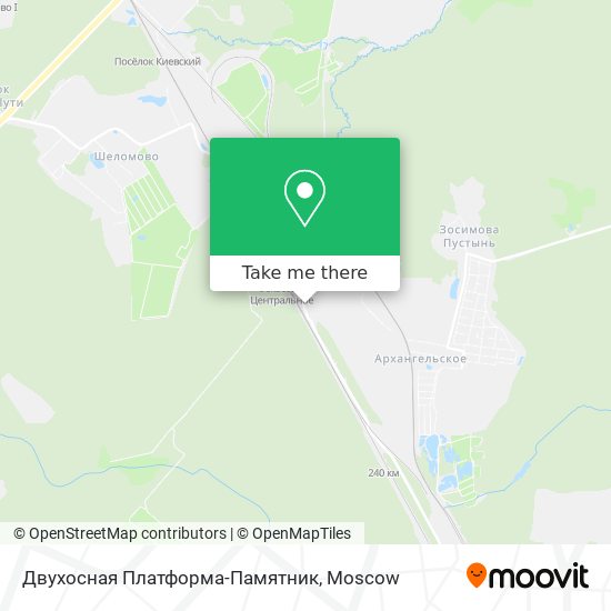 Двухосная Платформа-Памятник map