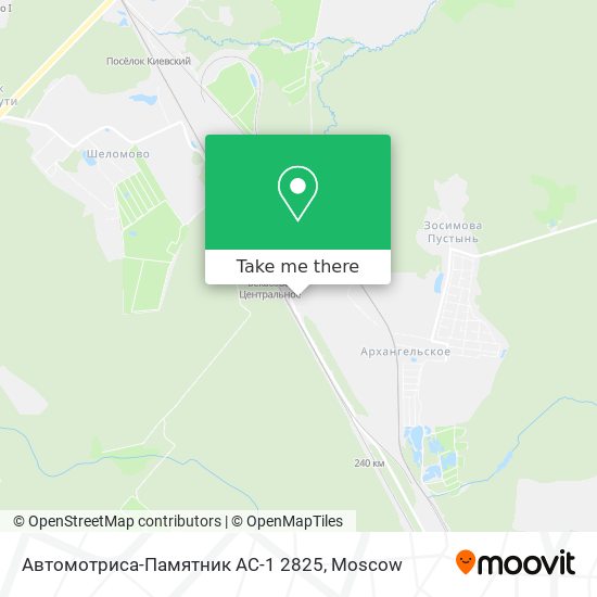 Автомотриса-Памятник АС-1 2825 map