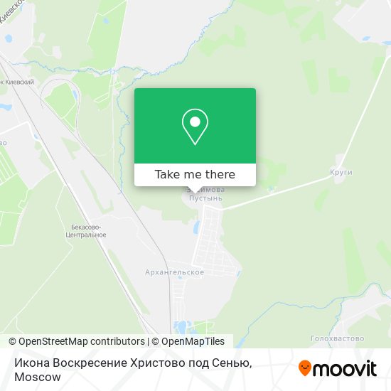 Икона Воскресение Христово под Сенью map