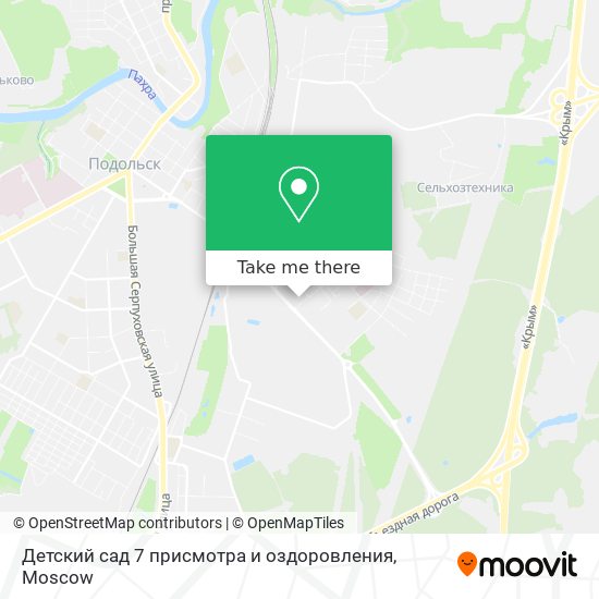 Детский сад 7 присмотра и оздоровления map