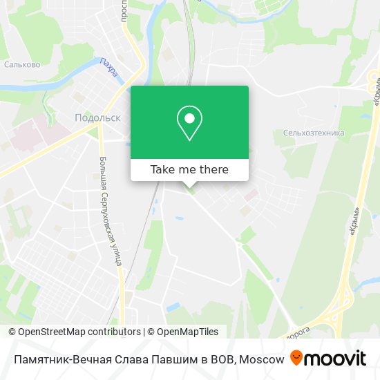 Памятник-Вечная Слава Павшим в ВОВ map