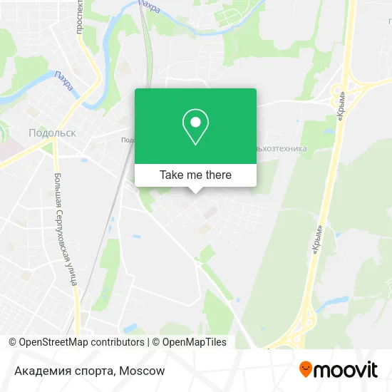 Академия спорта map