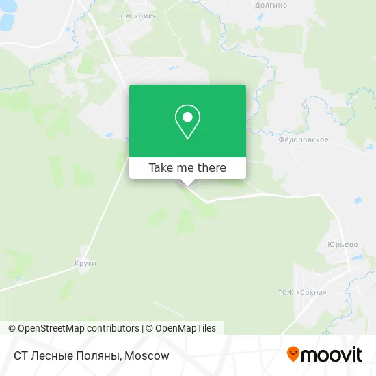 СТ Лесные Поляны map