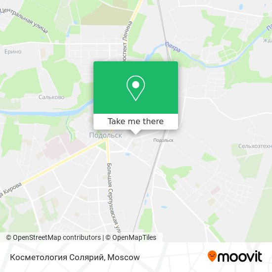 Косметология Солярий map