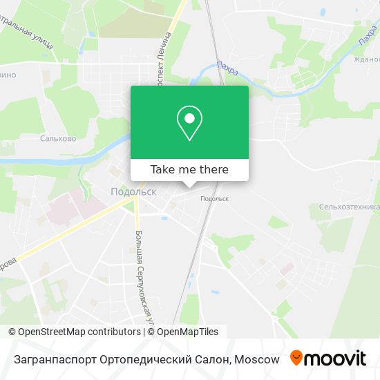 Загранпаспорт Ортопедический Салон map