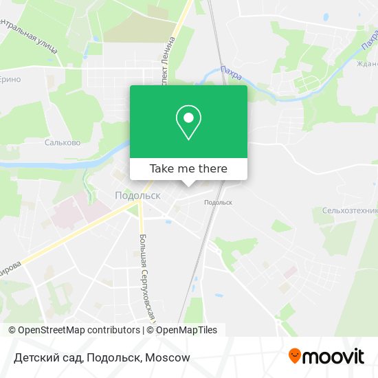 Детский сад, Подольск map