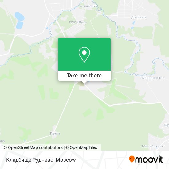 Кладбище Руднево map