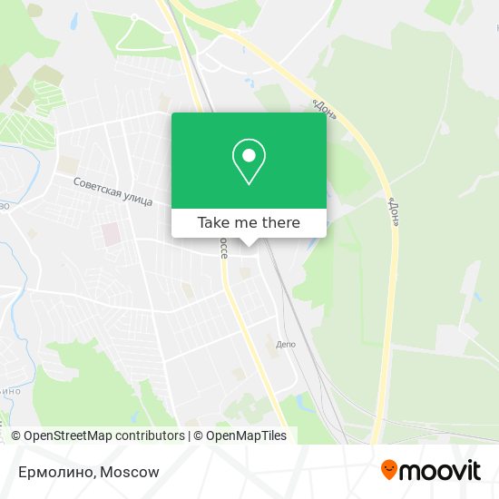 Ермолино map