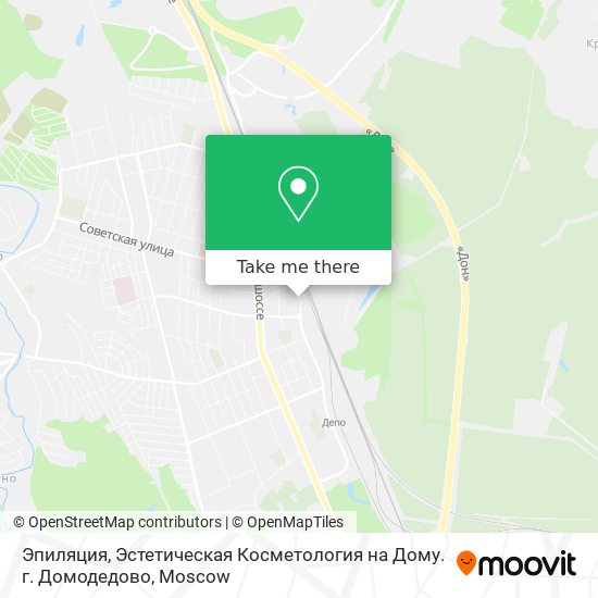 Эпиляция, Эстетическая Косметология на Дому. г. Домодедово map