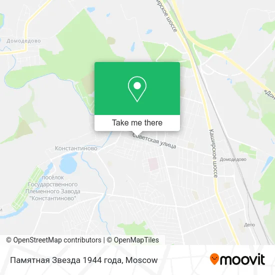 Памятная Звезда 1944 года map