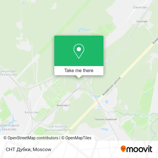 СНТ Дубки map