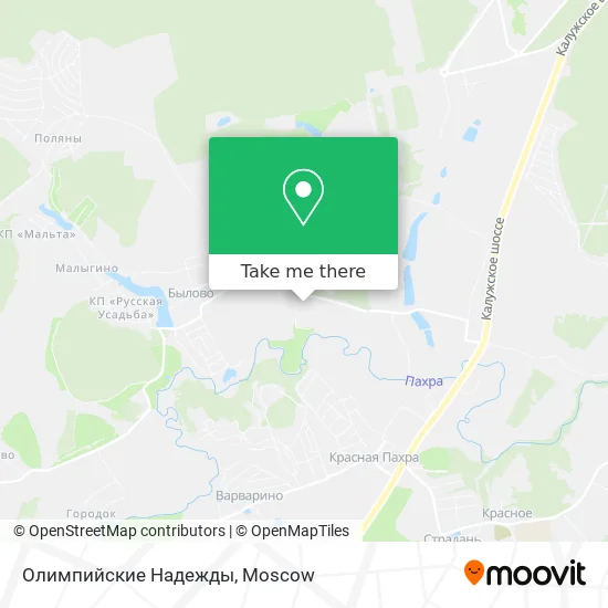Олимпийские Надежды map