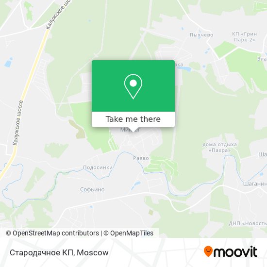 Стародачное КП map