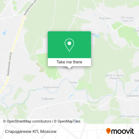 Стародачное КП map