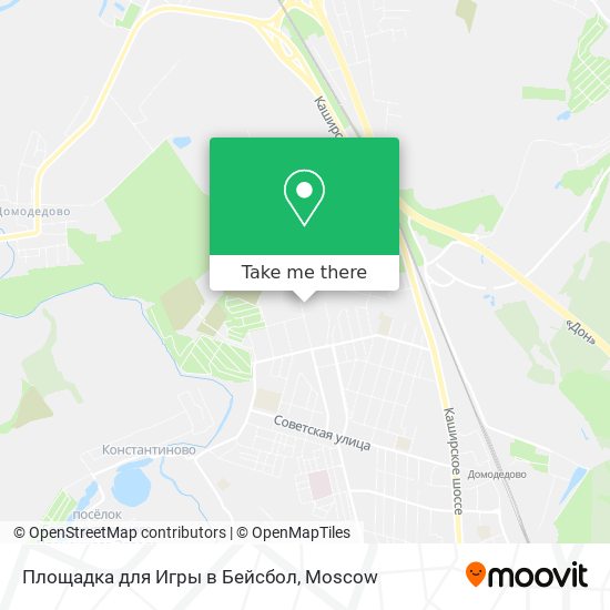 Площадка для Игры в Бейсбол map
