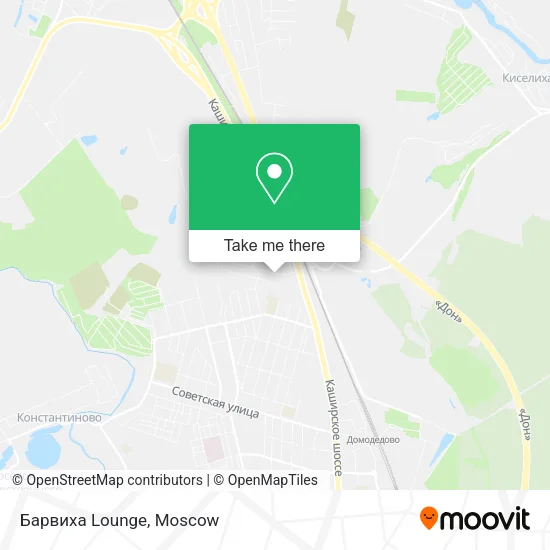 Барвиха Lounge map