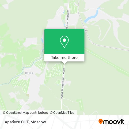 Арабеск СНТ map