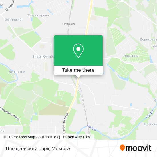 Плещеевский парк map