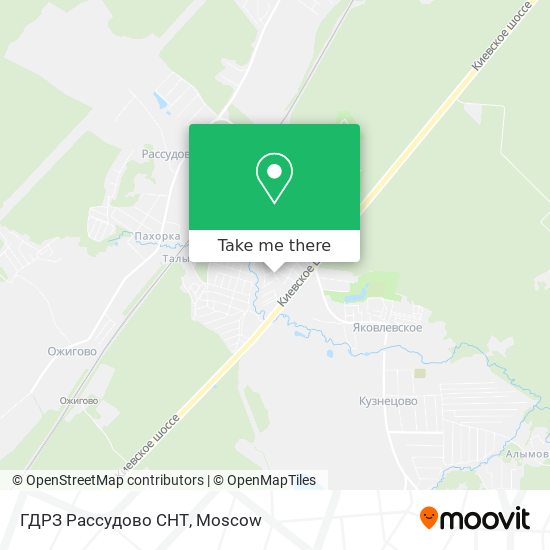 ГДРЗ Рассудово СНТ map