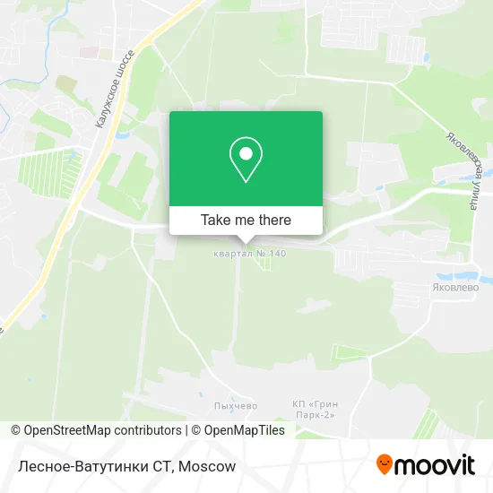 Лесное-Ватутинки СТ map