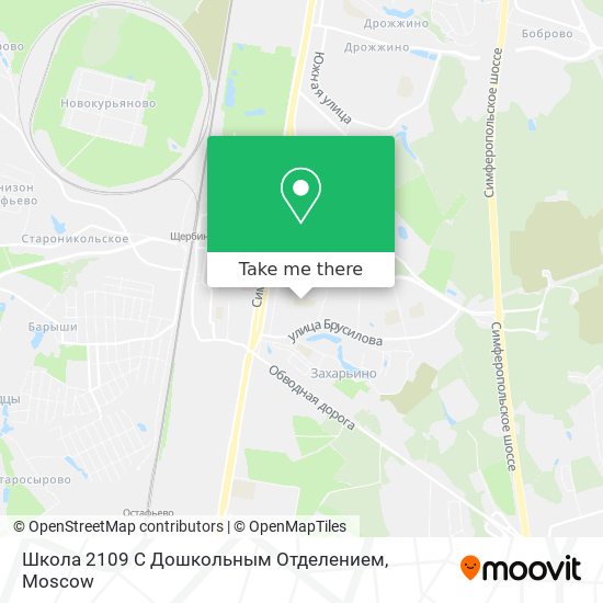 Школа 2109 С Дошкольным Отделением map