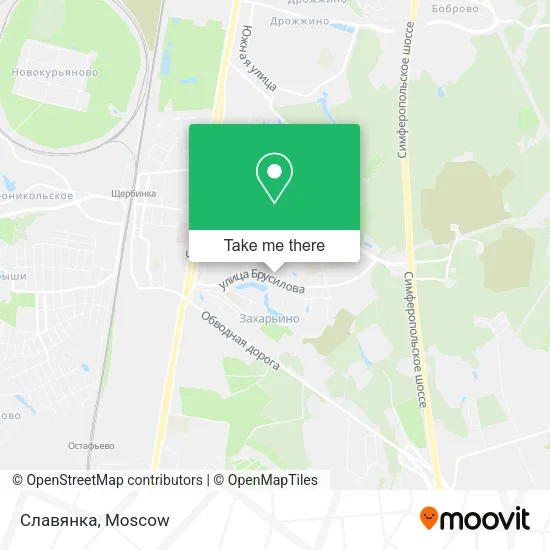 Славянка map