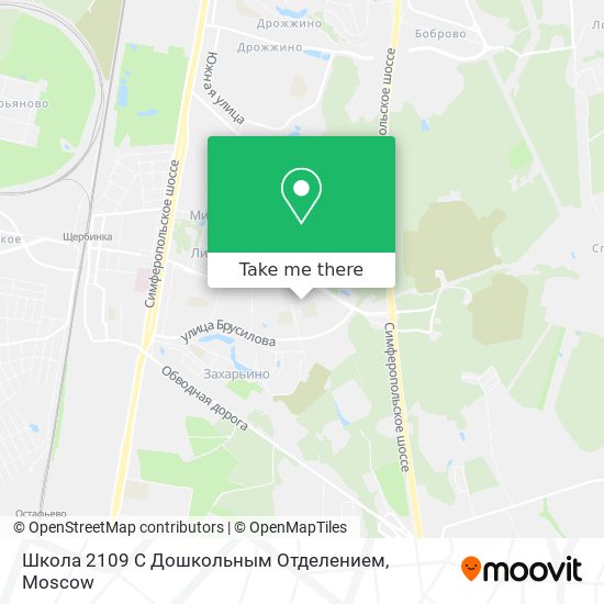 Школа 2109 С Дошкольным Отделением map