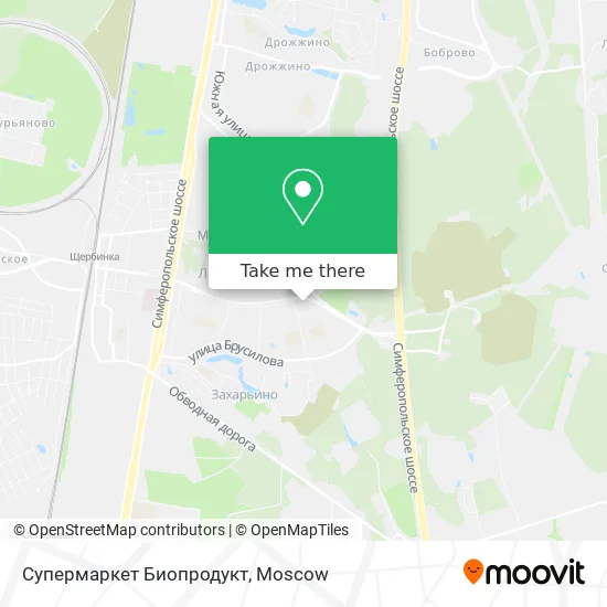 Супермаркет Биопродукт map
