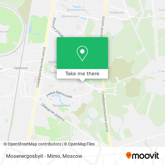 Mosenergosbyit - Mimo map