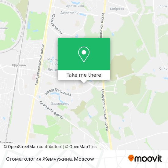 Стоматология Жемчужина map