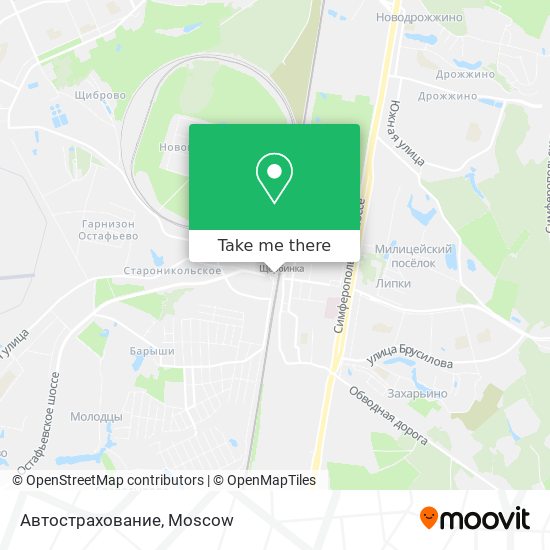 Автострахование map