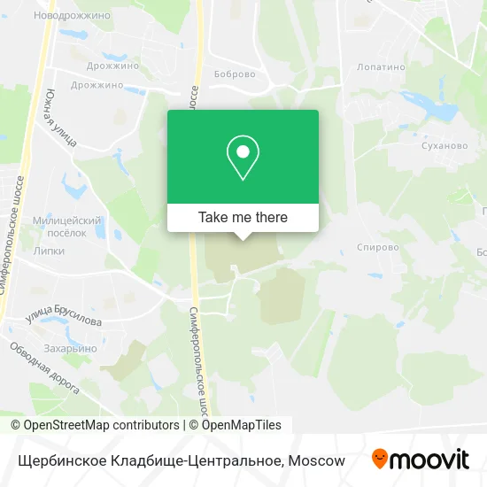 Щербинское Кладбище-Центральное map