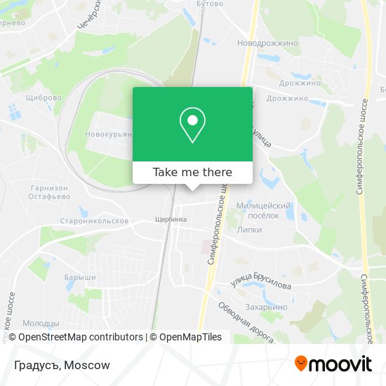 Градусъ map