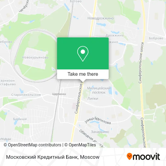Московский Кредитный Банк map