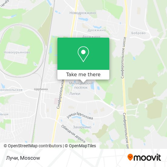 Лучи map