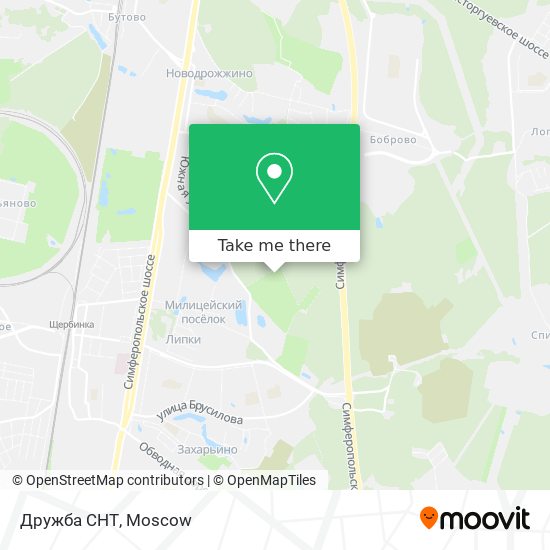 Дружба СНТ map