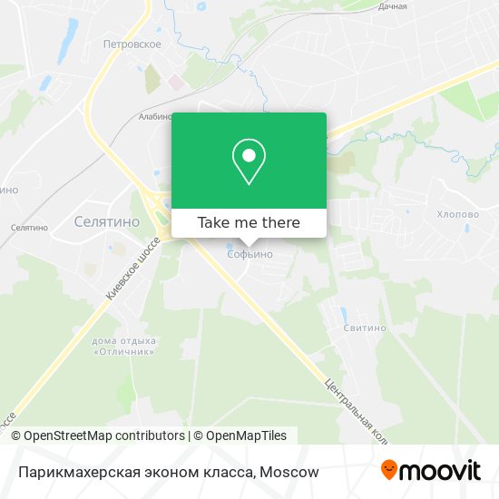 Парикмахерская эконом класса map