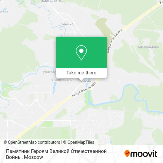 Памятник Героям Великой Отечественной Войны map