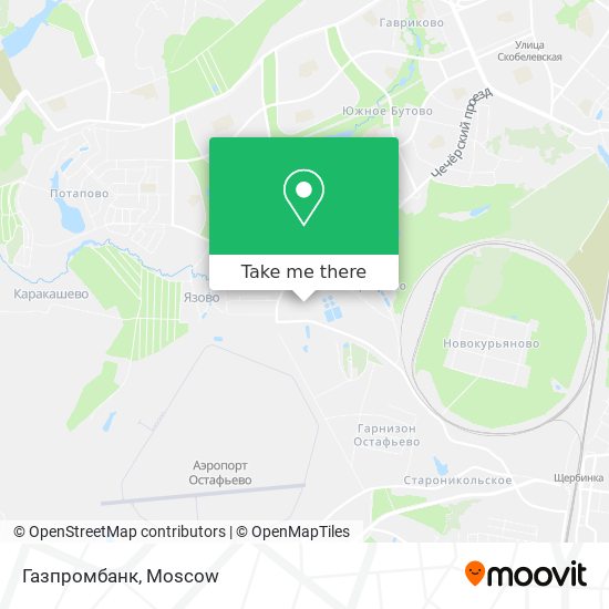 Газпромбанк map