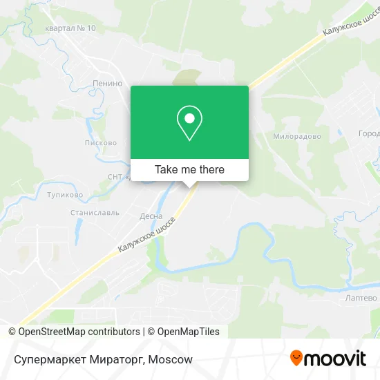 Супермаркет Мираторг map