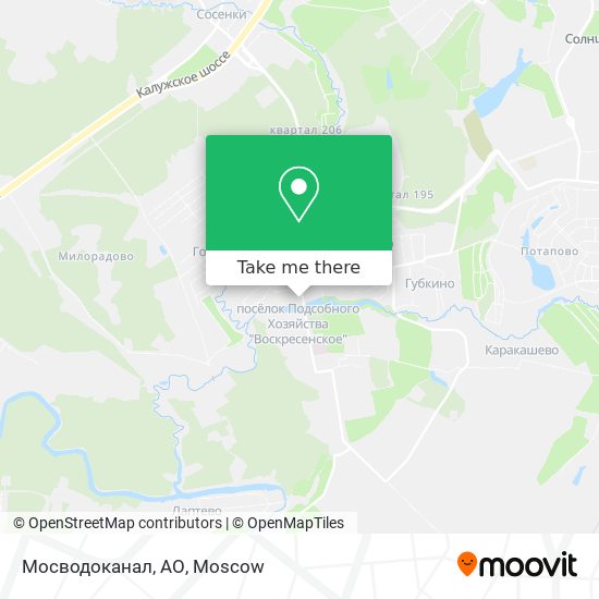 Мосводоканал, АО map