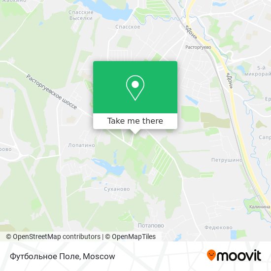 Футбольное Поле map