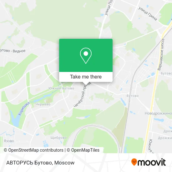 АВТОРУСЬ Бутово map